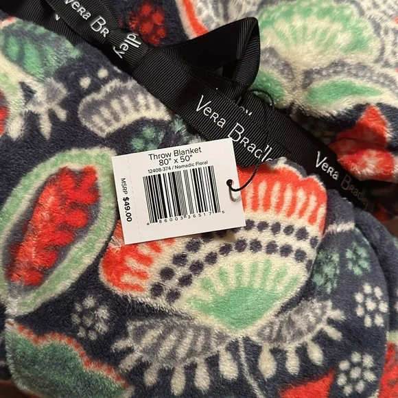 Vera Bradley Fleece Blanket - Picture 2 of 2